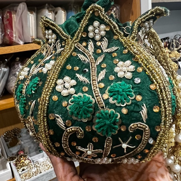 Green potly bag - Picture 2 of 2